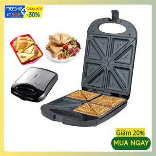 Máy làm bánh hotdog SOKANY 1200W khuôn rộng nướng chín đều 2 mặt