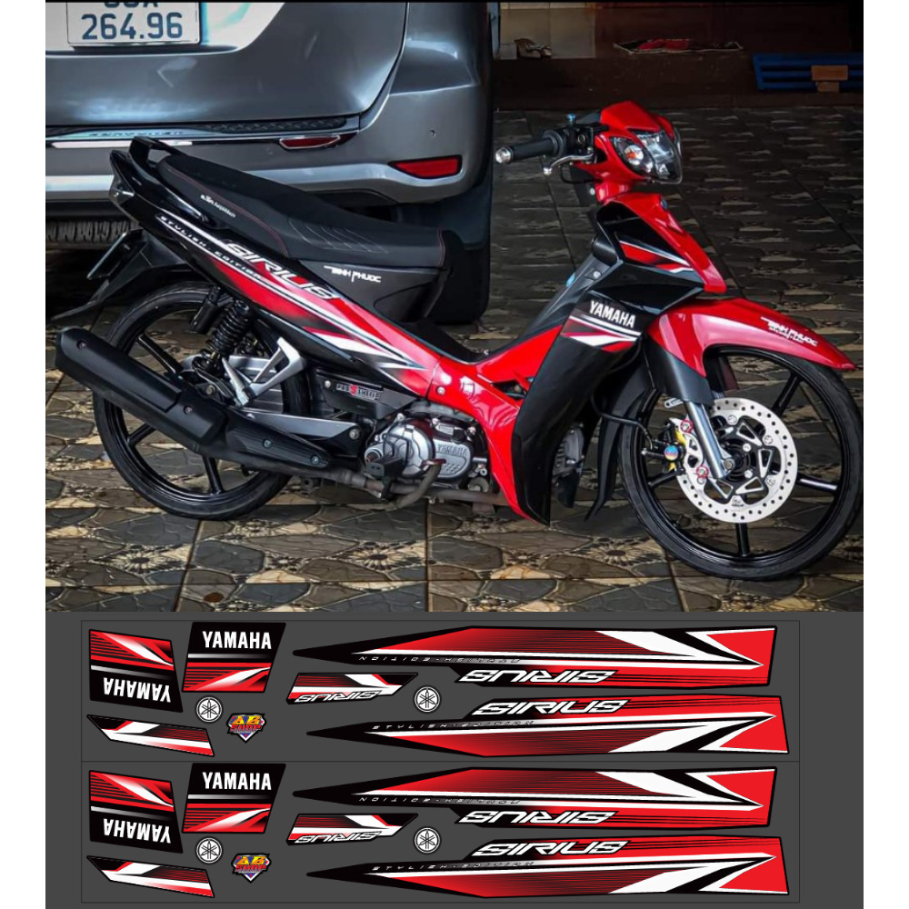Tem tin 2019 dán xe may sirius 50 - 110