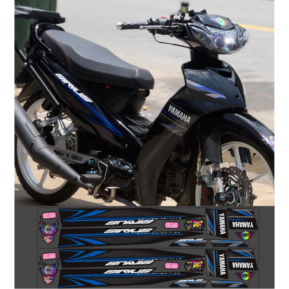 Tem tin 2019 dán xe may sirius 50 - 110