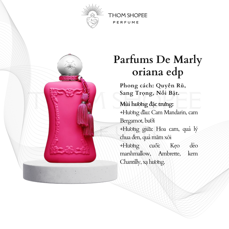 Chính hãng Nước hoa nữ chiết Pa.rfums De Ma.rly 10ml sale sốc nước hoa nữ ngọt ngào quyến rũ Thơm house - C38