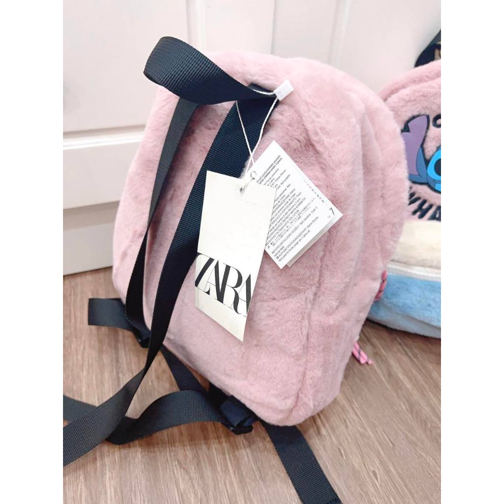 Balo lông stick hình nổi cho bé