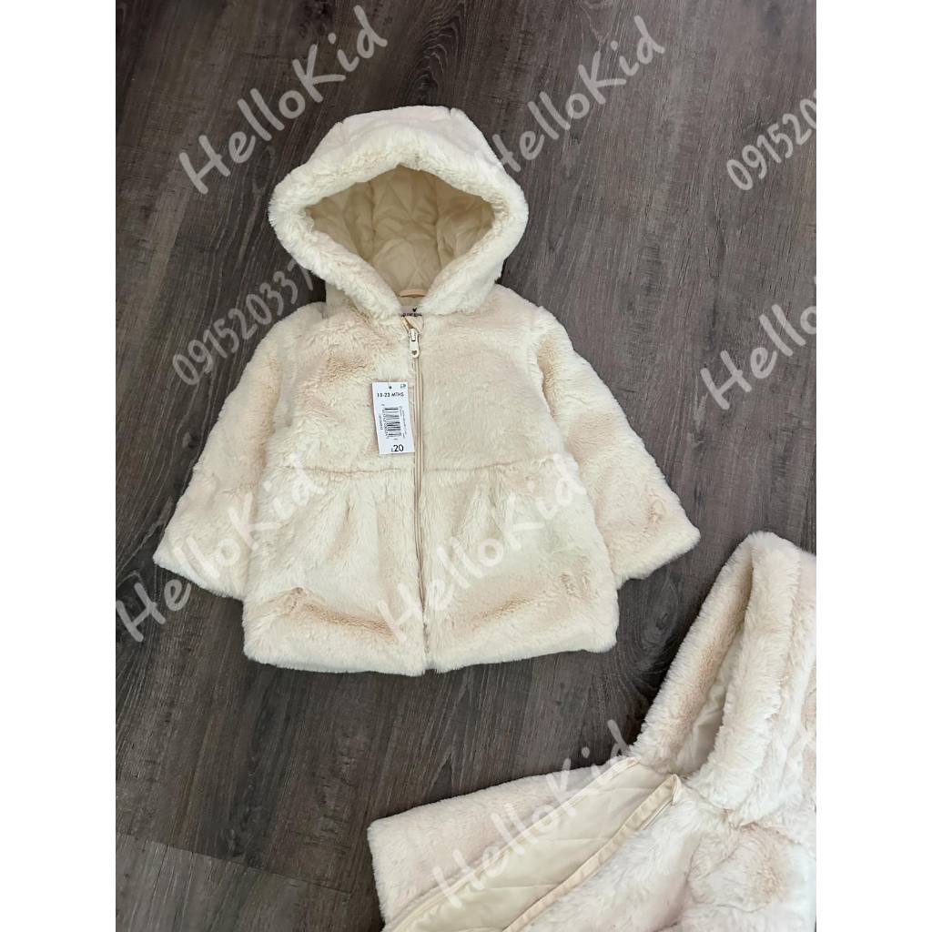 Áo khoác lông gạo MTL UK cho bé