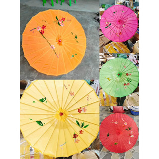 Ô dù Tây Bắc ô dân tộc người lớn biểu diễn văn nghệ chụp ảnh
