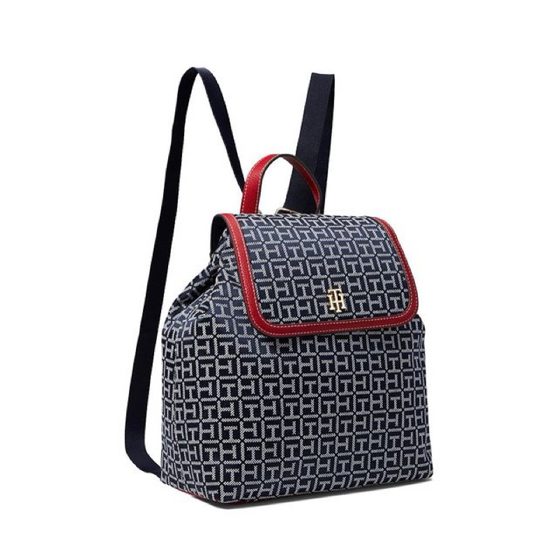 Balo nữ Tommy logo xanh