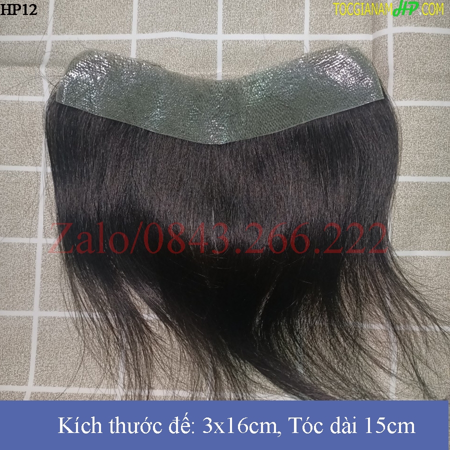 Tóc giả mái chữ M siêu da che trán cao