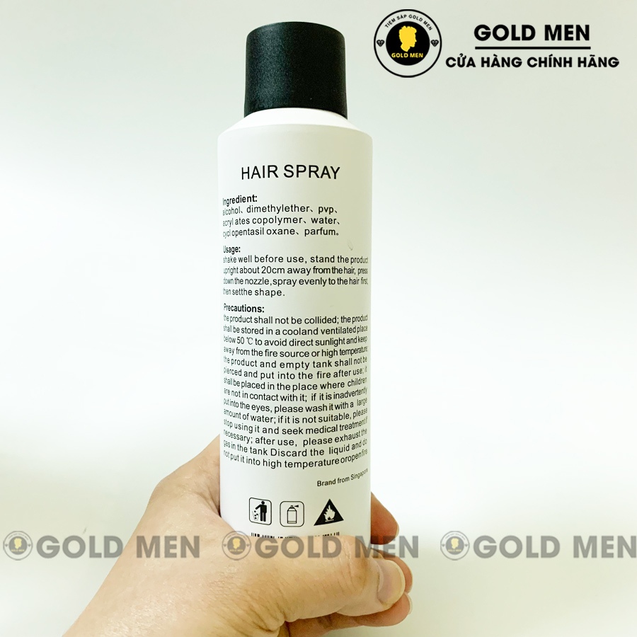 Gôm xịt tóc Roug Hair Spray 250ml Cho Nam Nữ