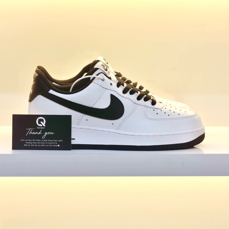 Giày Thể Thao AIR.F1trắng gót đen Sneaker , Giày Hot trend , Freeship toàn quốc , Full Box Ảnh Thật