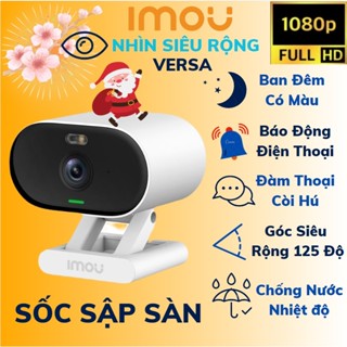 Camera WiFi Trong Nhà, Ngoài Trời IMOU VERSA C22FP F22FP B32P 2M 1080P FullHD Còi Báo Động Chính Hãng DAHUA 24TH