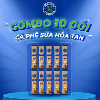 [Combo 10 Gói] Cà Phê Sữa Hòa Tan 3 in 1 K Delight K Coffee