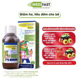 Broncamil Bimbi - Giúp bé hết ho, tăng cường sức khỏe đường hô hấp cho trẻ - Chai 200ml nhập khẩu từ Ý