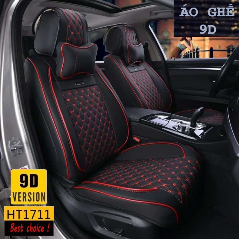 BỘ ÁO GHẾ Ô TÔ  9D DA CAO CẤP CHO XE 5 CHỖ