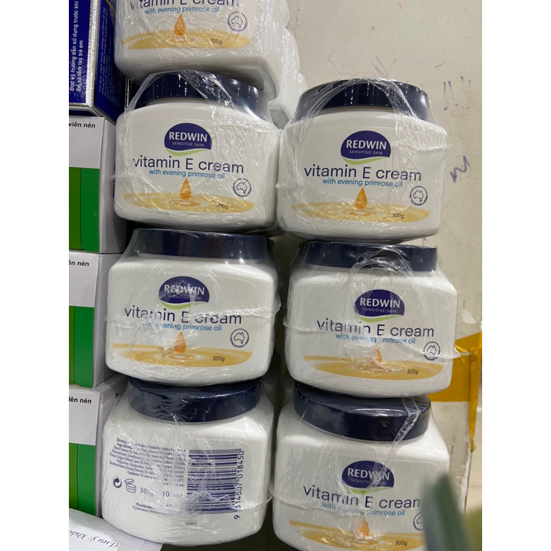 Kem Dưỡng Da Redwin Vitamin E Cream with Evening Primrose Oil 300g đến từ thương hiệu REDWIN của Úc