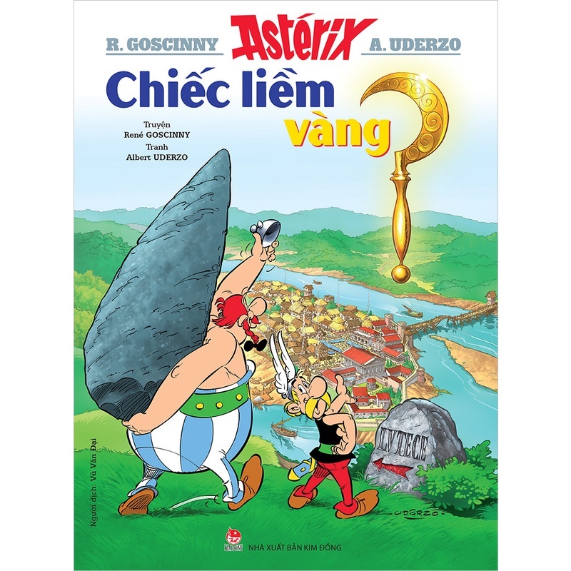 Sách - Astérix - Chiếc liềm vàng-Kim Đồng