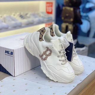 Giày M.L.B gót nâu sneaker nam nữ [ ẢNH THẬT-FULL BOX ]