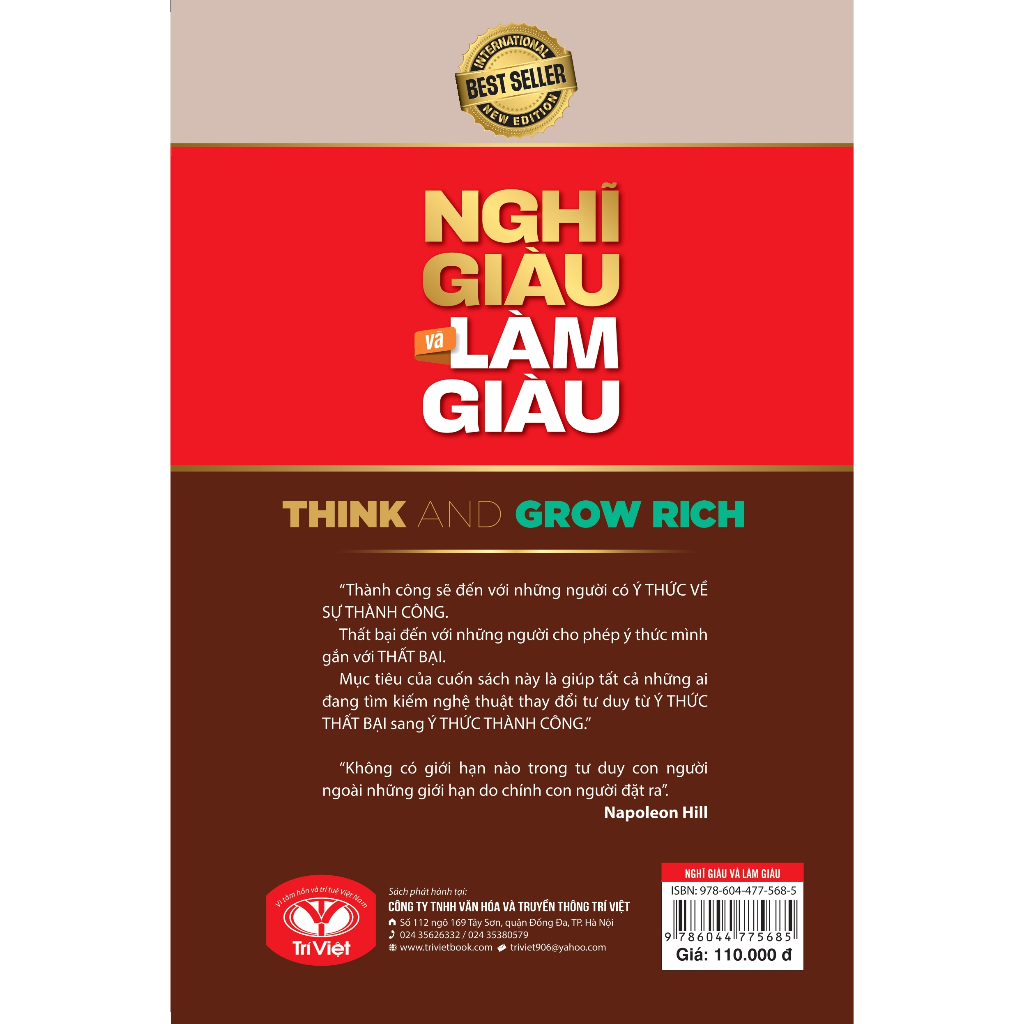 Sách - Nghĩ Giàu Và Làm Giàu