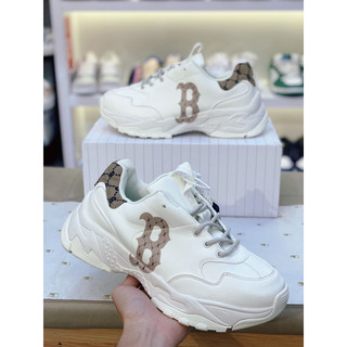 Giày M.L.B gót nâu sneaker nam nữ [ ẢNH THẬT-FULL BOX ]