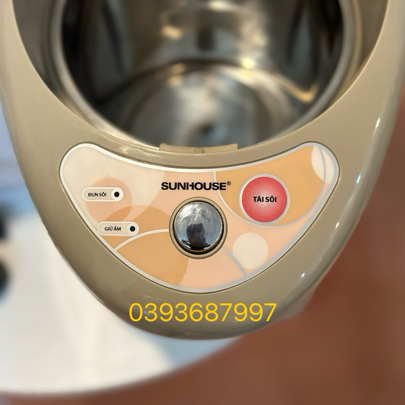 Bình Thủy Điện 3L SUNHOUSE SH1530 Thân Bình 2 Lớp Chức Năng Giữ Ấm và Đun Sôi Thông Minh Bảo Hành 12 Tháng Toàn Quốc