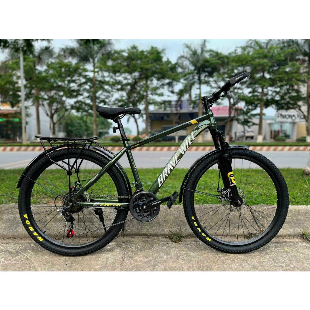 Xe đạp địa hình MTB Brave Will G26  màu mới nhất 2023 bánh 24/ 26 inch
