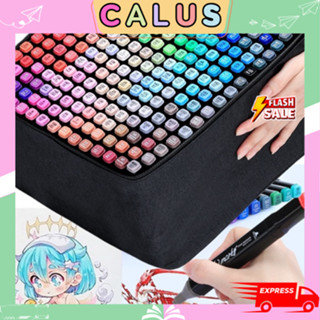 48 Cây Bút màu Marker CALUS Touch Cool 2 Đầu tô màu dạ vẽ tranh anime SÉT BÚT MÀU DẠ KÈM TÚI cao cấp đa dạng mẫu HL05