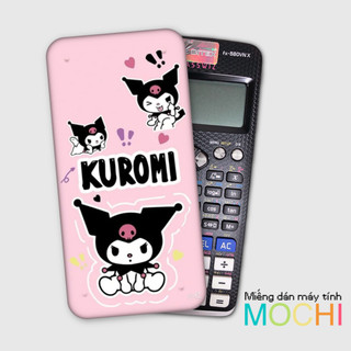 Miếng decal kuromi dán cái loại máy tính (casio fx-570 / fx-570 ii / fx-580 / fx-880, vinacal....)