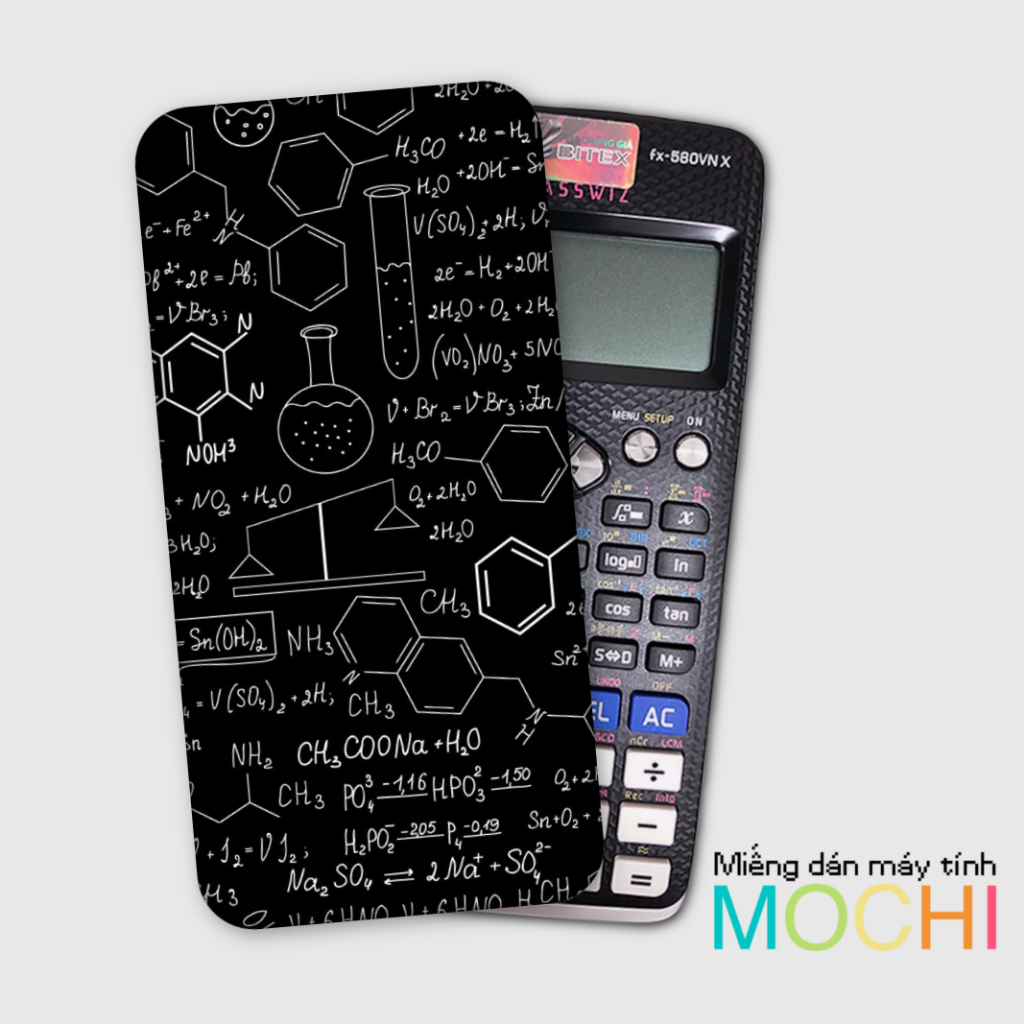Miếng decal dán cái loại máy tính (casio fx-570 / fx-570 ii / fx-580 / fx-880, vinacal....)
