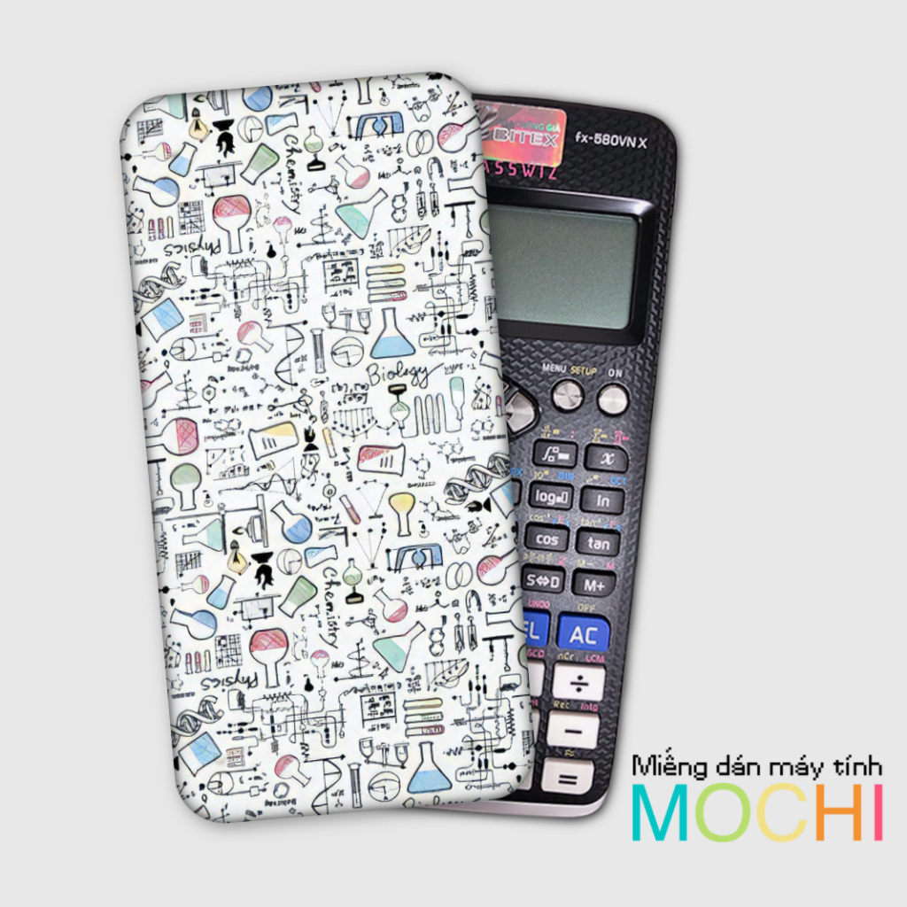 Miếng decal dán cái loại máy tính (casio fx-570 / fx-570 ii / fx-580 / fx-880, vinacal....)