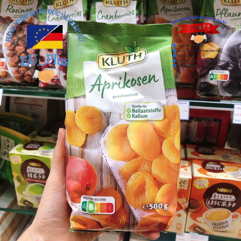 Mơ vàng khô KLUTH Aprikosen 500g - 300g