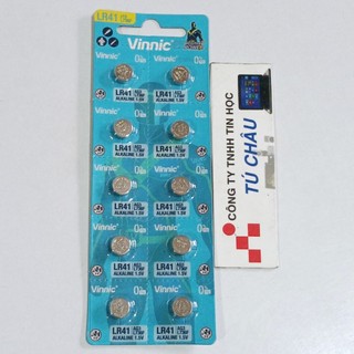 Pin Alkaline L736F, LR41, 192, V3GA, AG3, 92A - 1.5V / HIệu VINNIC
