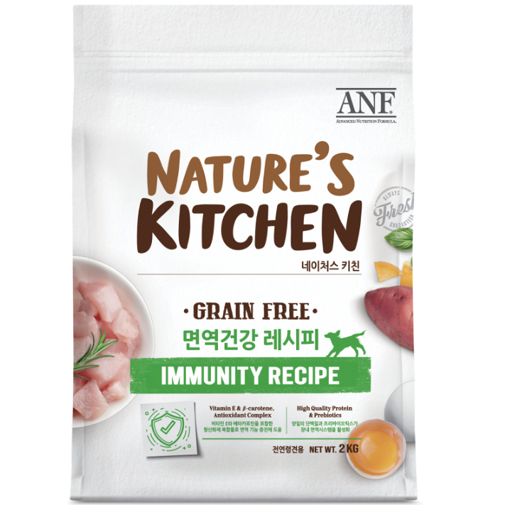 HẠT THỨC ĂN CHỨC NĂNG TĂNG CƯỜNG HỆ MIỄN DỊCH CHO CHÓ ANF NATURE'S KITCHEN TÚI 2KG