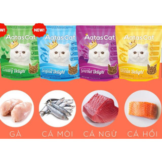 Thức ăn hạt cho mèo aatas cat delight túi 7kg