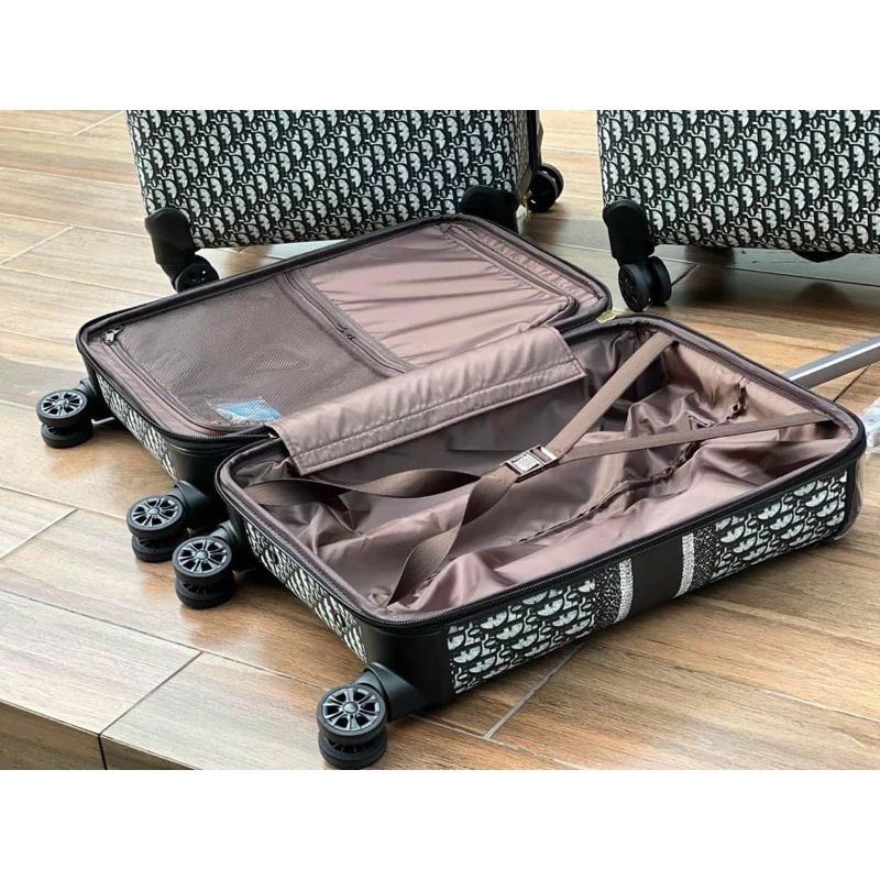 Vali du lịch cao cấp, VALI KÉO DI0R, CHANELL, LV HOA NÂU VÀ KẺ Ô SANG CHẢNH, VALI DA CAO CẤP