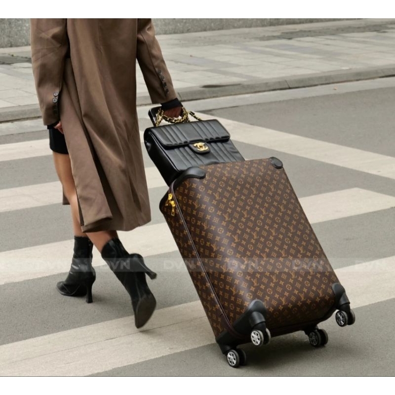 Vali du lịch cao cấp, VALI KÉO DI0R, CHANELL, LV HOA NÂU VÀ KẺ Ô SANG CHẢNH, VALI DA CAO CẤP
