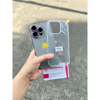 Ốp lưng trong suốt siêu mỏng iphone 15 pro max - iphone 15 pro - 14 pro max - 14 pro - 13 pro max - 13 pro - 12 pro max