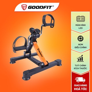 Xe đạp gấp gọn, xe đạp mini tập thể dục tại nhà, có đồng hồ điện tử GoodFit GF006MB
