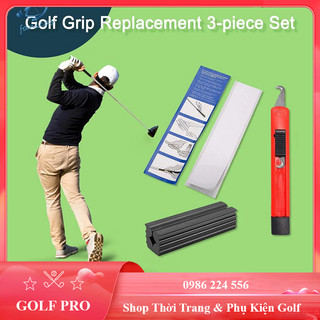 Dụng cụ thay grip tây cầm gậy đánh golf tại nhà tiện lợi set 3 chiếc