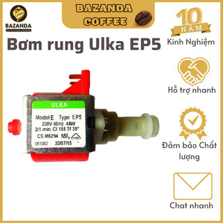 Bơm rung ULKA EP4 / EP5 48W chuyên dùng cho máy pha cà phê loại nhỏ,Bơm điện tử cho máy pha cà phê Espresso
