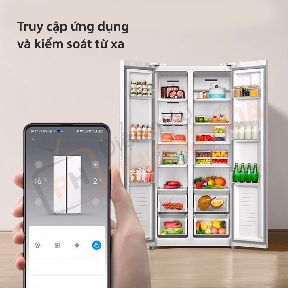 Tủ lạnh kính pha lê Xiaomi Mijia 502L