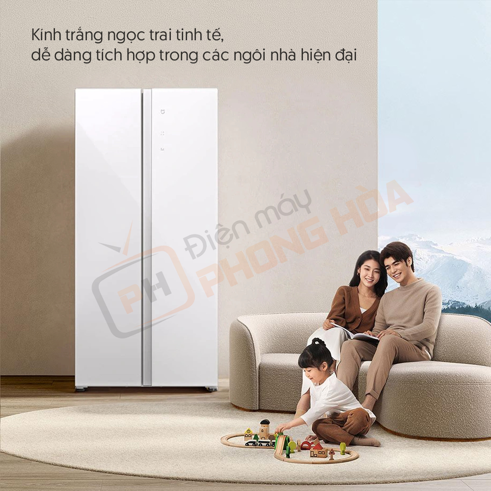Tủ lạnh kính pha lê Xiaomi Mijia 502L