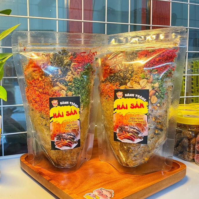 BÁNH TRÁNG TOPPING CAO CẤP NHIỀU VỊ 200GR TÚI ZIP - THÈM GÌ CŨNG CÓ