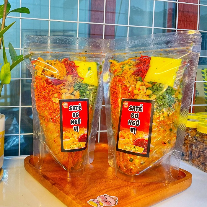 BÁNH TRÁNG TOPPING CAO CẤP NHIỀU VỊ 200GR TÚI ZIP - THÈM GÌ CŨNG CÓ