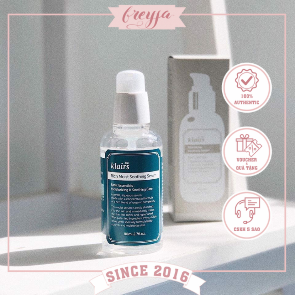 Tinh chất dưỡng ẩm sâu K.lai.rs Rich Moist Soothing Serum 80ml - Freyja.store
