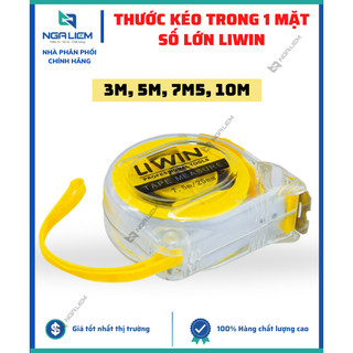 Thước kéo trong 1 mặt số lớn liwin