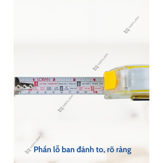 Thước Kéo Trong 1 Mặt Số Lớn (3M, 5M, 7M5, 10M) Liwin