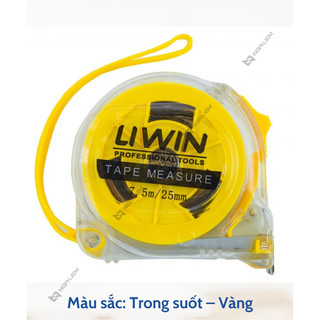 Thước Kéo Trong 1 Mặt Số Lớn (3M, 5M, 7M5, 10M) Liwin