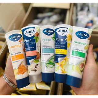 Kem dưỡng da tay lụa Aura của Nga