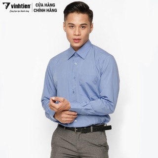 Áo Sơ Mi Dài Tay Dáng Regular Vĩnh Tiến G524
