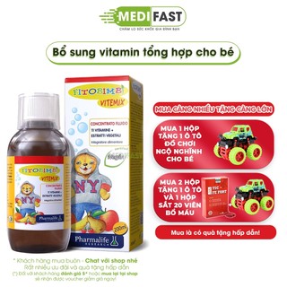 Fitobimbi Vitemix.Bổ Sung Vitamin,Khoáng Chất Cần Thiết Cho Bé Phát Triển Toàn Diện - Nhập khẩu từ Ý - Chai 200ml