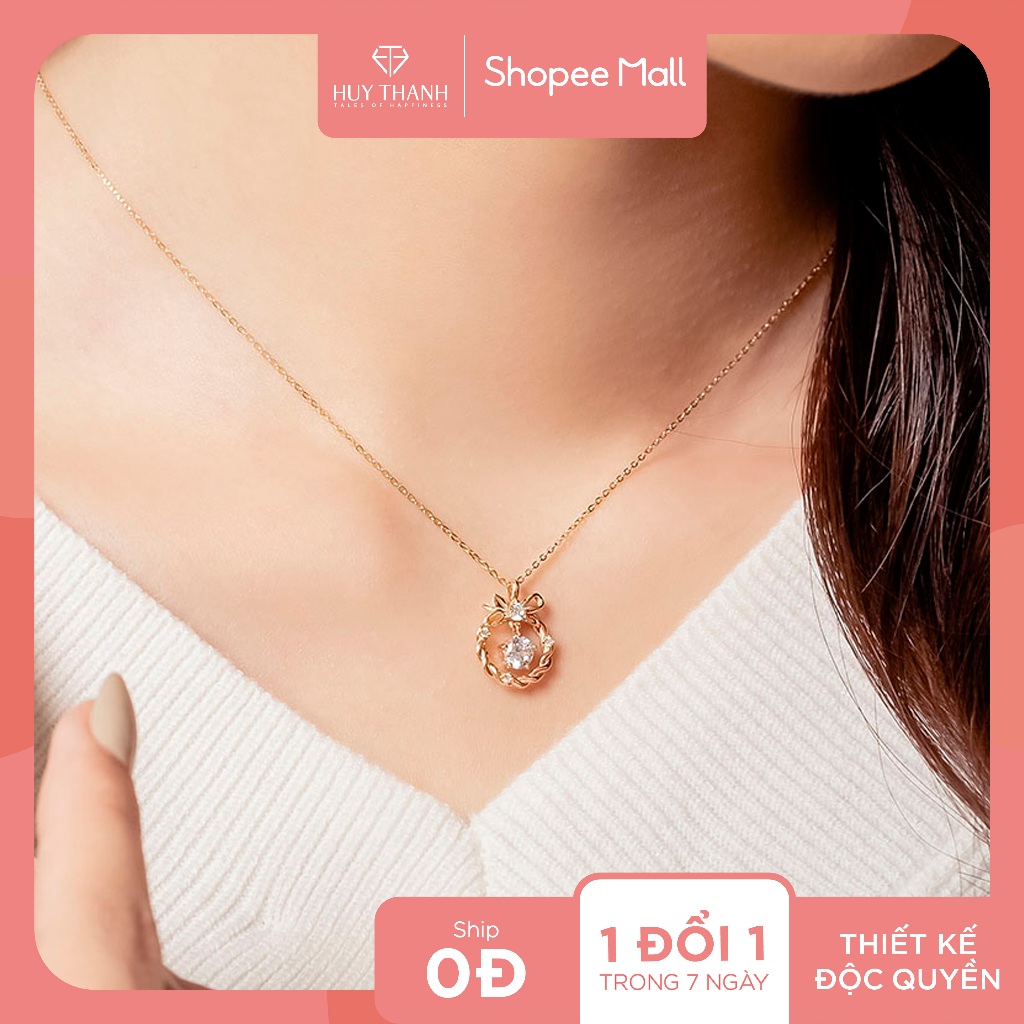 Dây Chuyền Vàng Tây 14k DCMAMD540 Huy Thanh Jewelry