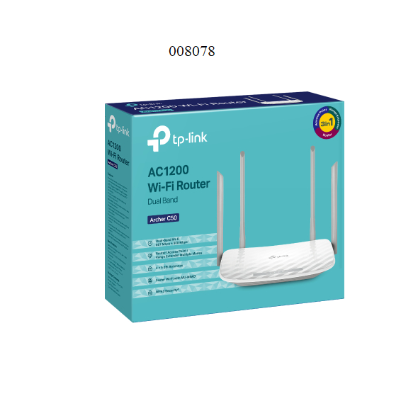 Bộ Phát Wifi TP-Link Archer C50 - Router Wi-Fi Băng Tần Kép AC1200