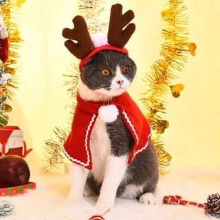 Áo chó mèo - áo choàng noel giáng sinh